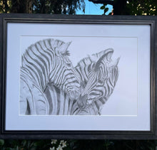 Load image into Gallery viewer, Original Drawing of Strengthening The Bond - Framed